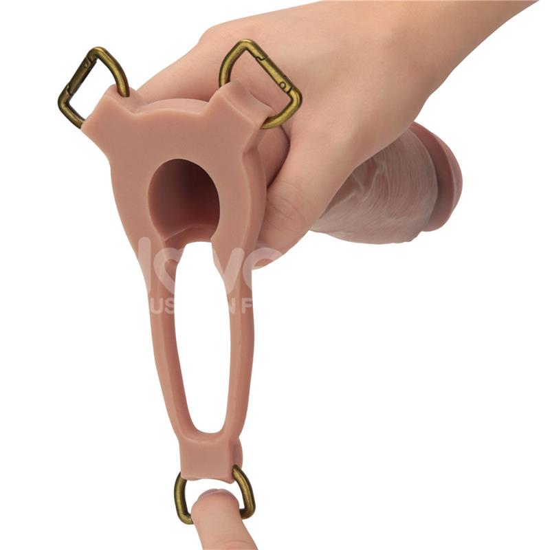 Ingen Adjustabe Strap On with Hollow Dildo 9 Enhanced Set XS/S/M