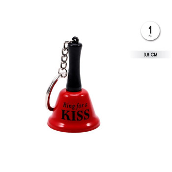Mini Bell keychain Ring for a Kiss
