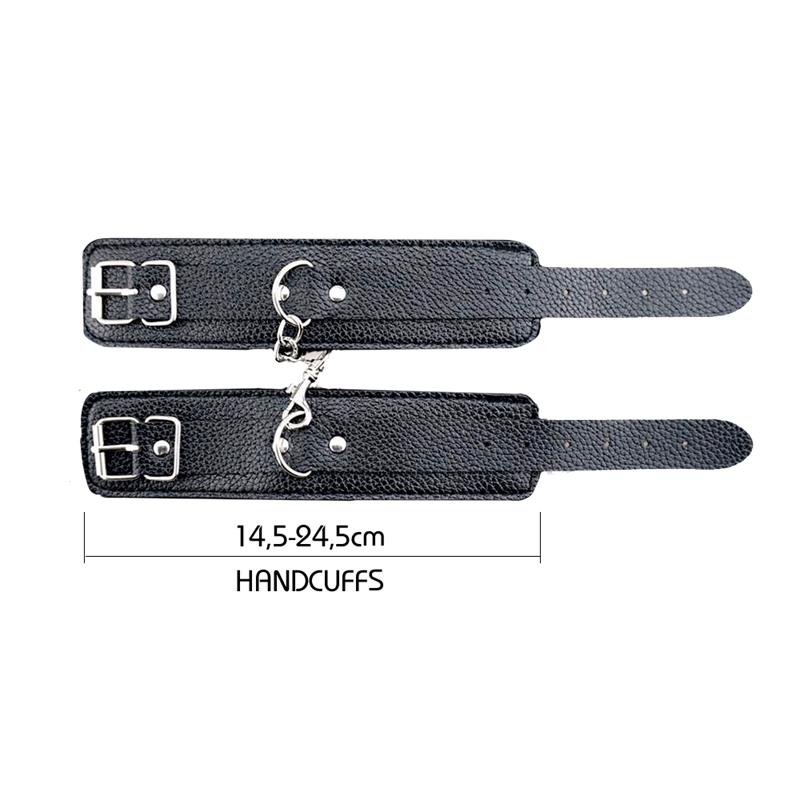 Secret Desires Black 8 Pieces BDSM