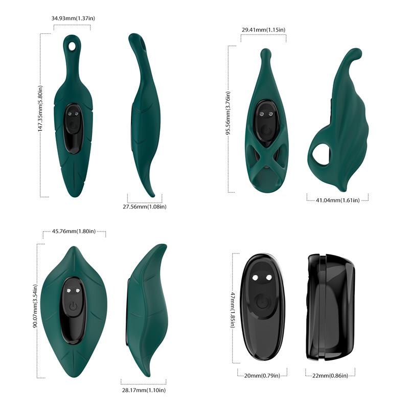 Female Vibrator and Sleeves Set