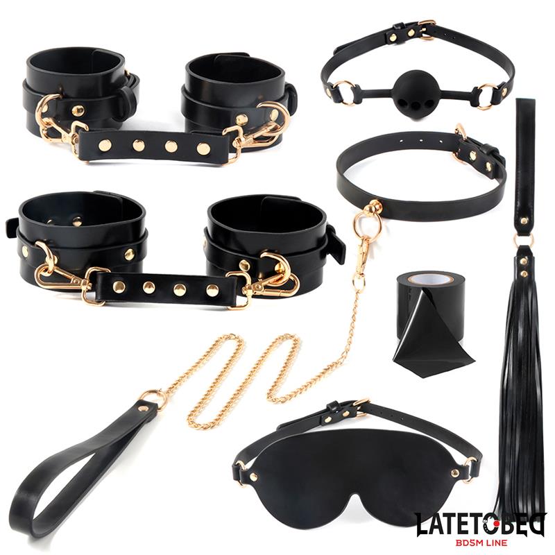 Bondage Kit with 8 Pcs with Storage Bag