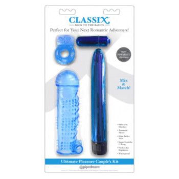 Ultimate Pleasure Couples Kit Blue