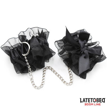 3 Piece Bondage Set Nipple Cover, Eya Mask and HandCuffs