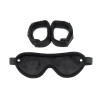 Hand Cuffs with Mask Adjustable Black