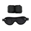 Hand Cuffs with Mask Adjustable Black