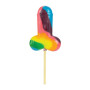 Rainbow Penis Shaped Lollipop