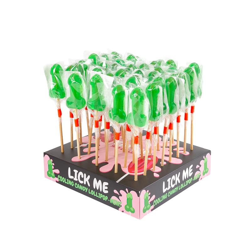 Display Mint Lollipops Cooling Effect 40 Pcs.