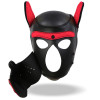 Hound Dog Hound with Removable Muzzle Neoprene Black/Red One Size
