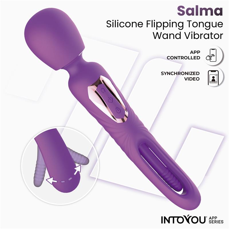 Salma Wand with Flipping Tongue and Vibration with App