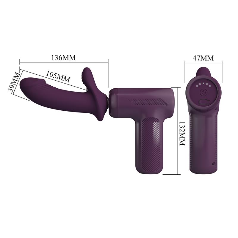 Dj Scholar Thrusting Gun 5 Modes Purple
