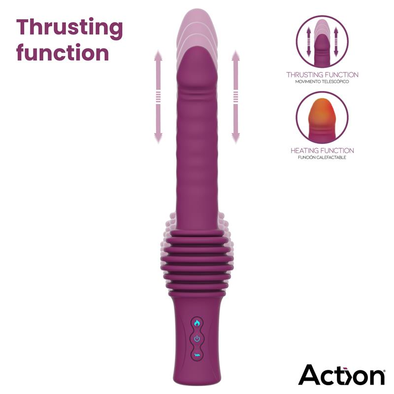 Roxer Heating, Thrusting and Vibrating Sex Machine with Remote Control