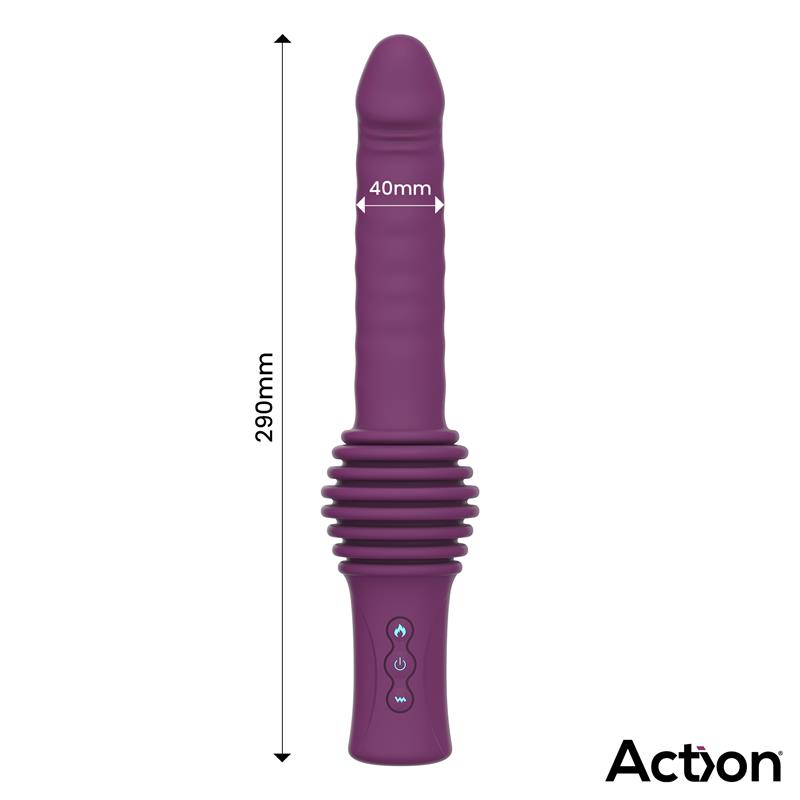 Roxer Heating, Thrusting and Vibrating Sex Machine with Remote Control