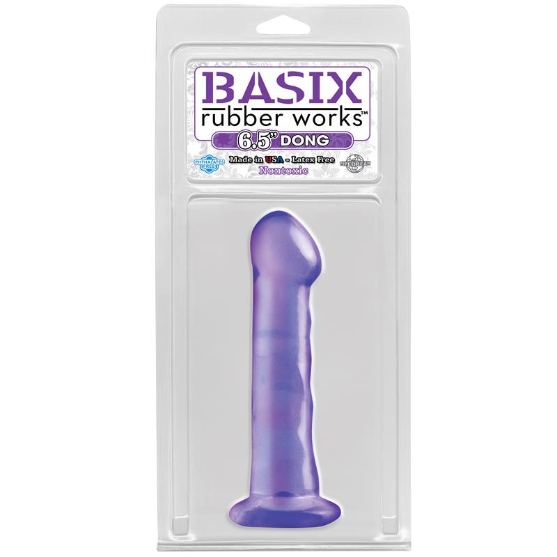 Dildo 16,51 cm with Suction Purple