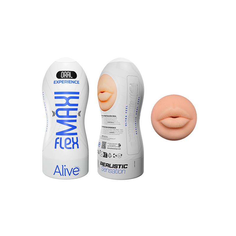 Oral Maxi Flesh Masturbator Size L