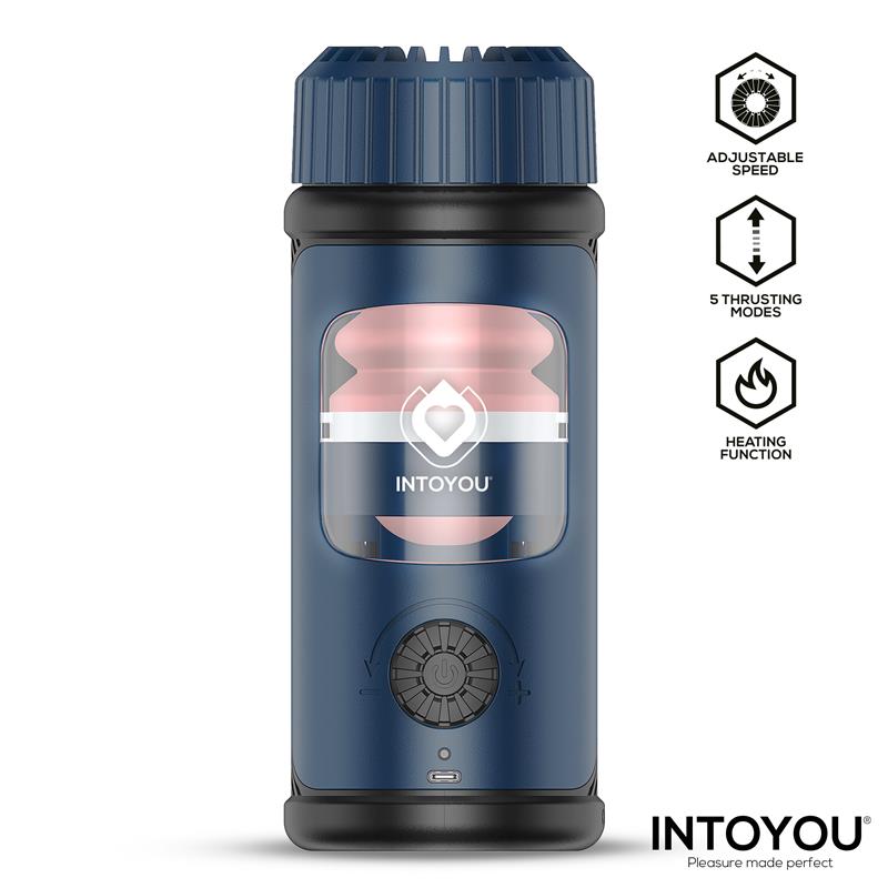 Tenkro Masturbator wit Thrusting and Heat USB-C