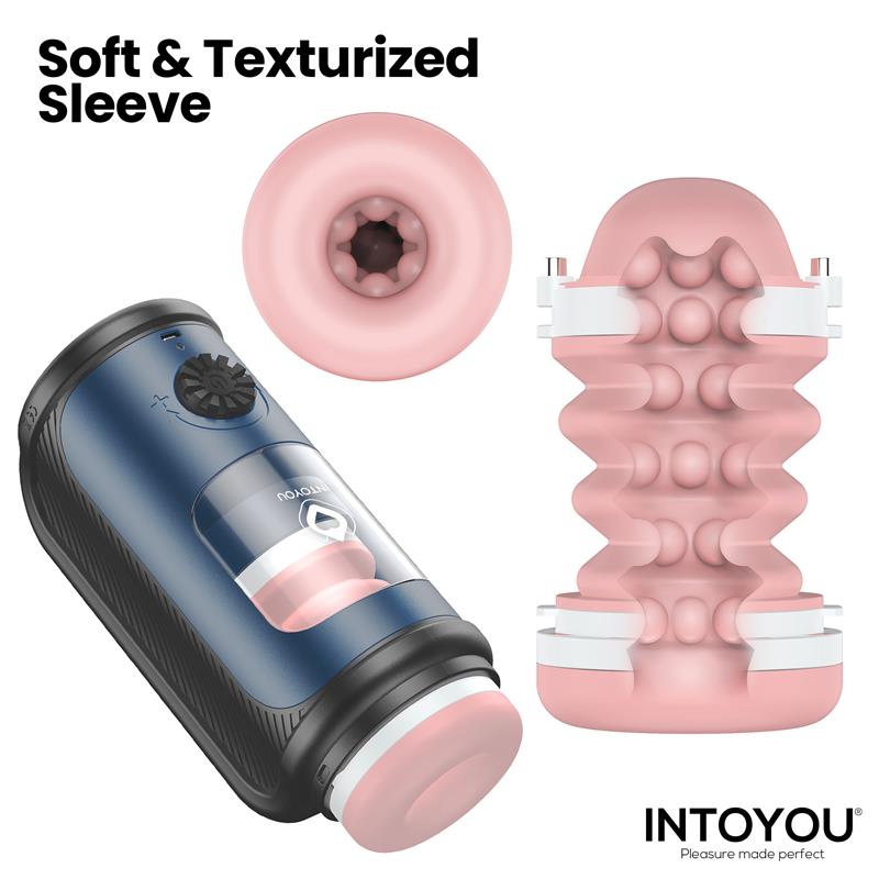 Tenkro Masturbator wit Thrusting and Heat USB-C
