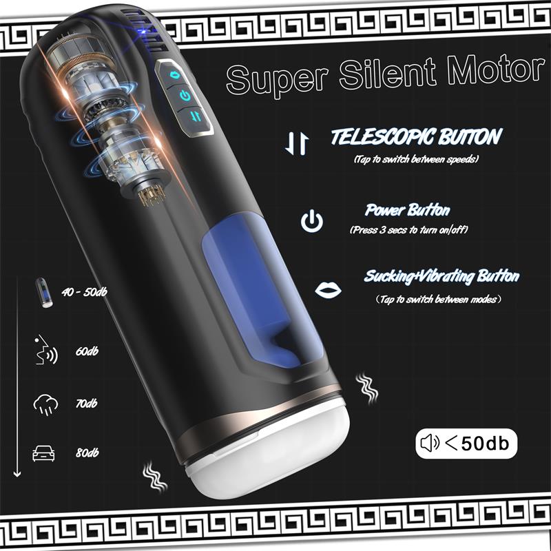 Cosima Masturbator with Thrusting, Vibration and suction efect