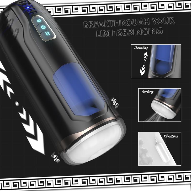 Cosima Masturbator with Thrusting, Vibration and suction efect