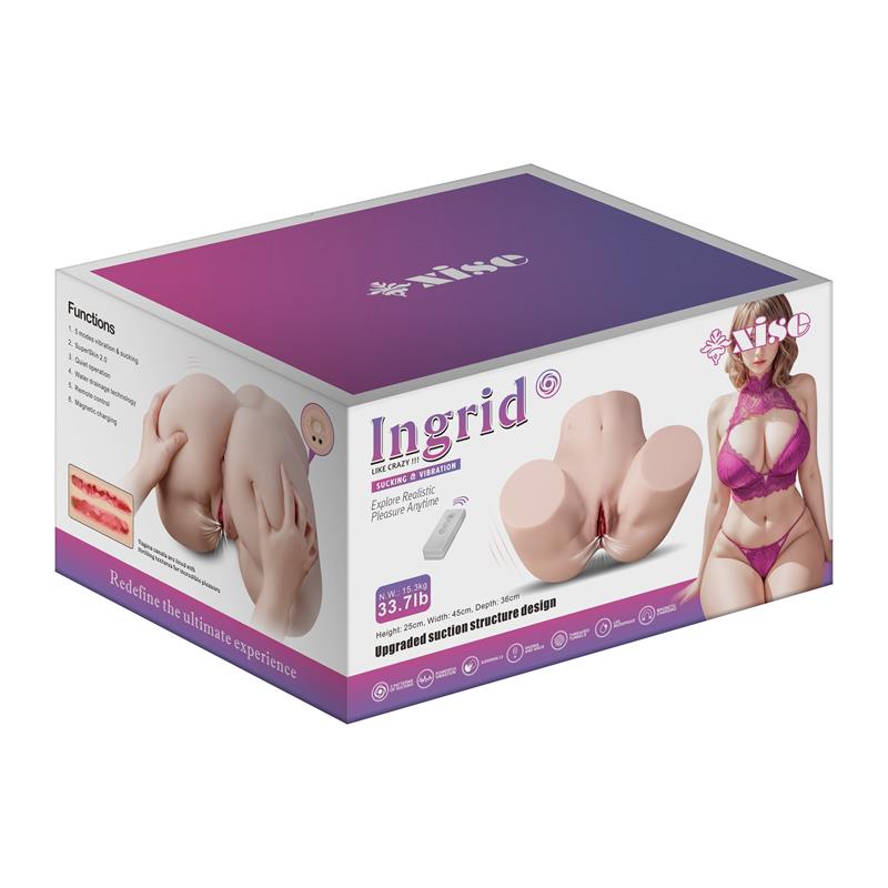 Ingrid Torso with Vibration and Sucking Efect 15.3 kg