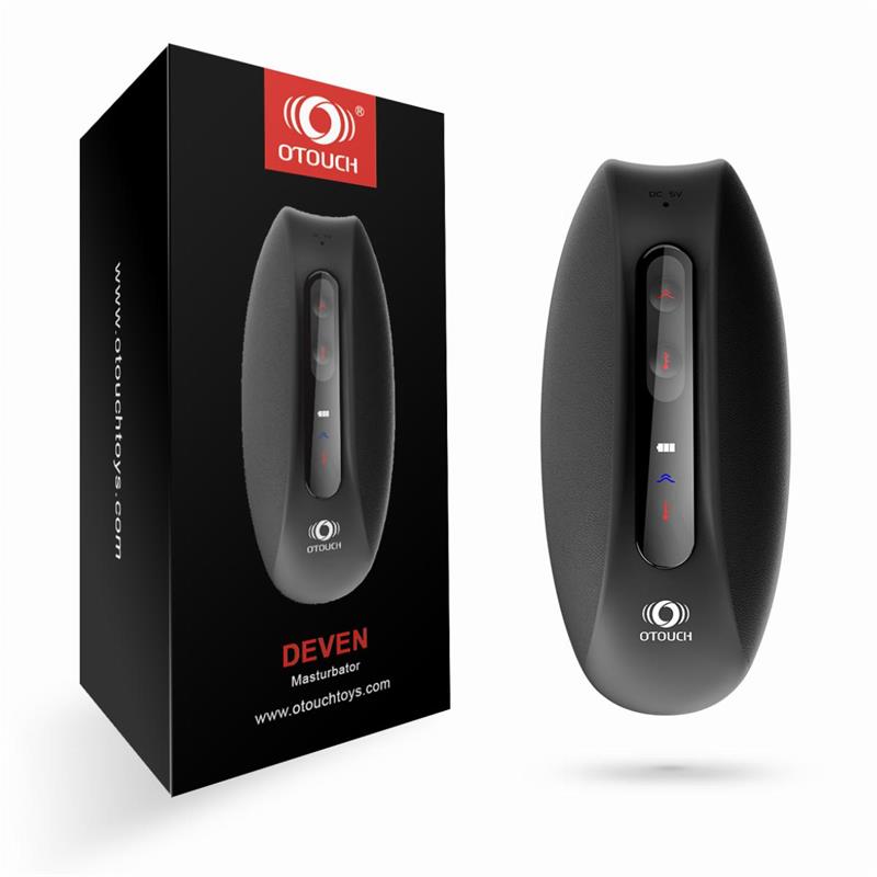 Deven Masturbator with Vibration, Temperature and Up & Down Function