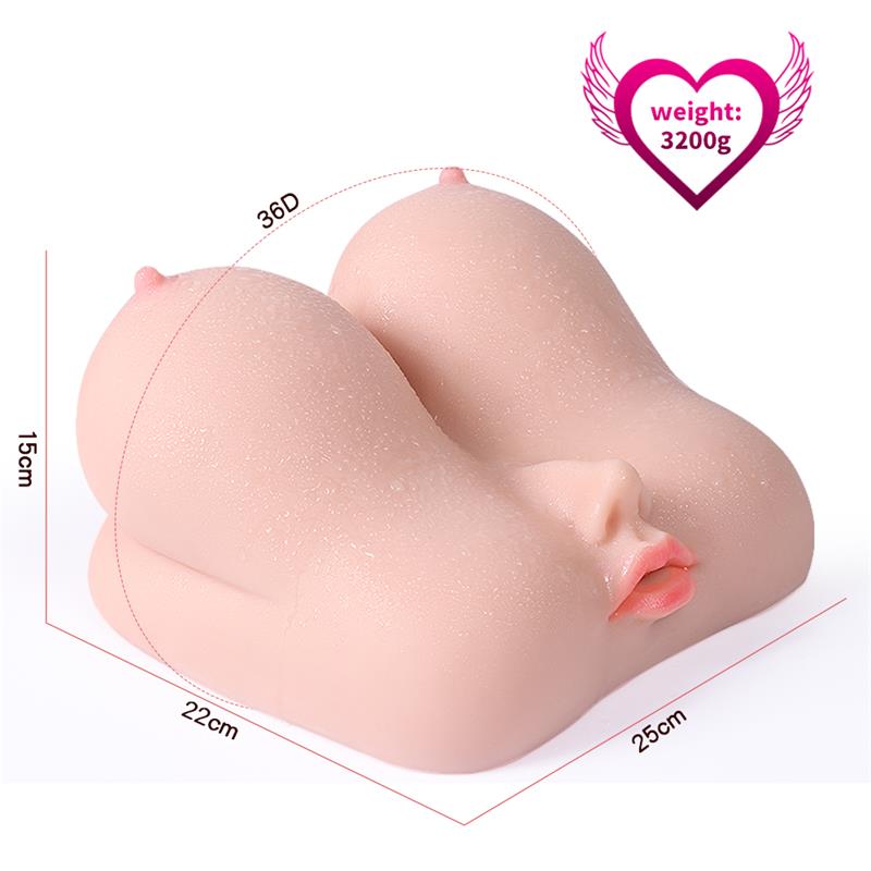 Jalome Masturbator 3 in 1 Vagina, Mouth and Breast 3.2 kg
