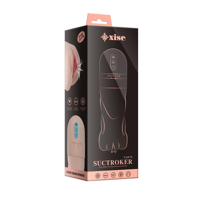 Suctroker V2.0 VI Sucking Effect and Vibrating Masturbator