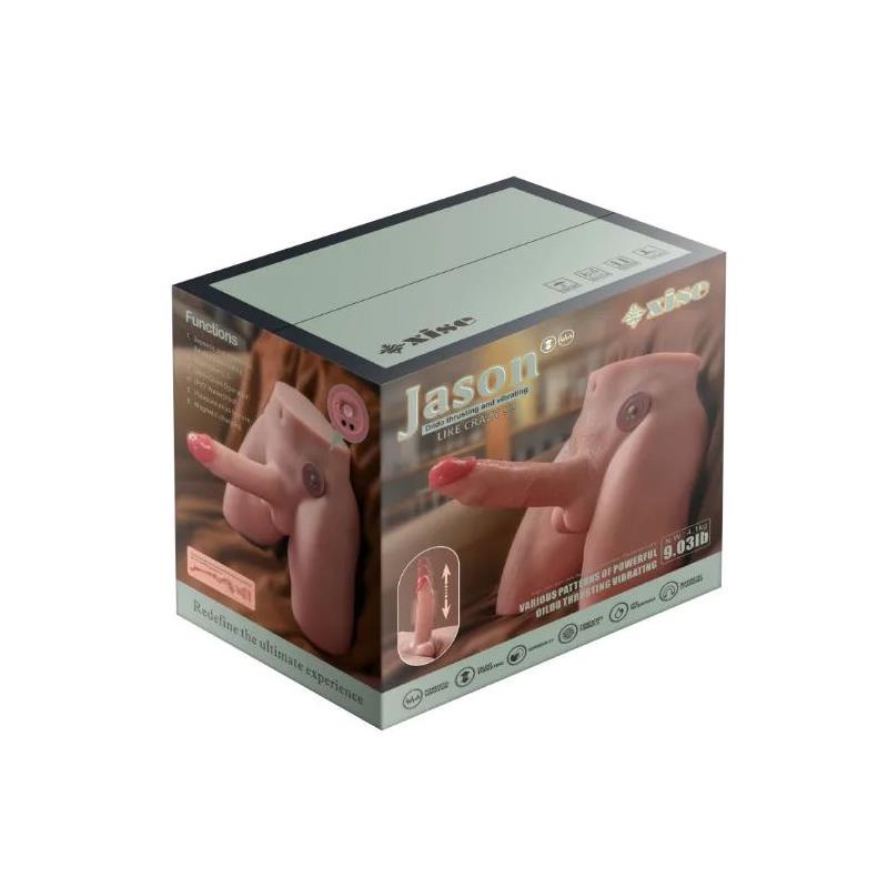 Jason Dildo and Ass Masturbator with Thrusting and Vibrating 4.1 kg