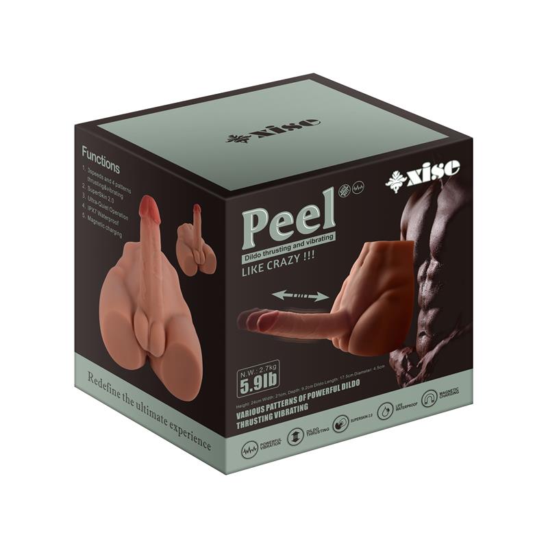 Peel Dildo and Ass with Thrusting and Vibration Masturbator 2.7 KG