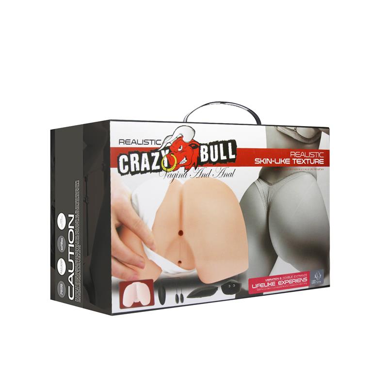 Vibrating Vagina and Ass Masturbator