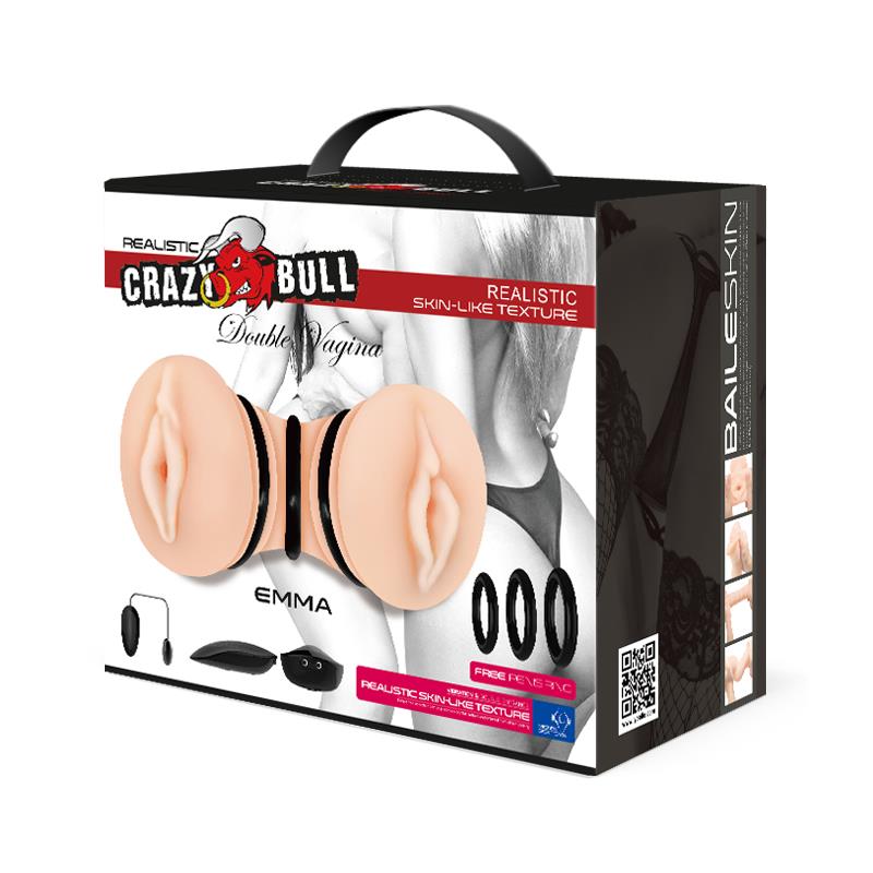 Emma Double Vibrating Vagina Masturbator