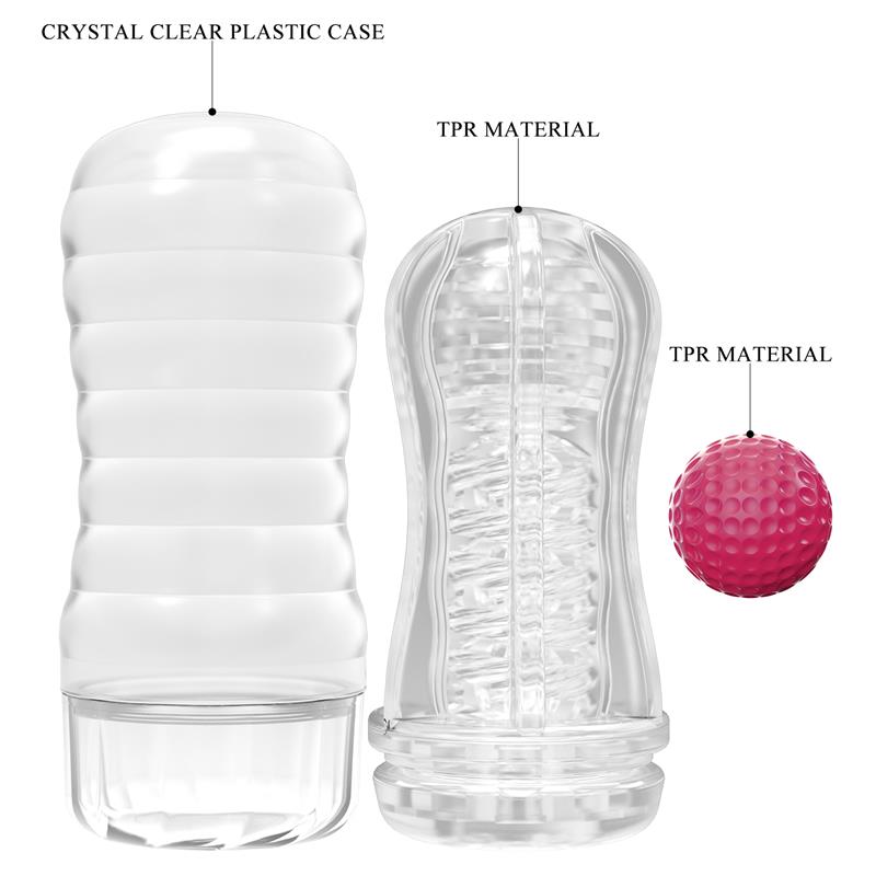 Black Hole Ball-Rolling Masturbator Cup Pink