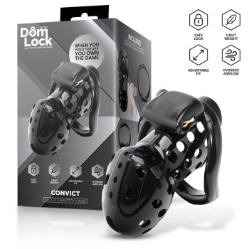 Convict Chastity Cage with Internal Lock