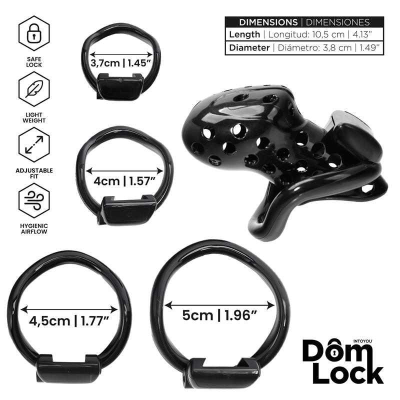 Convict Chastity Cage with Internal Lock