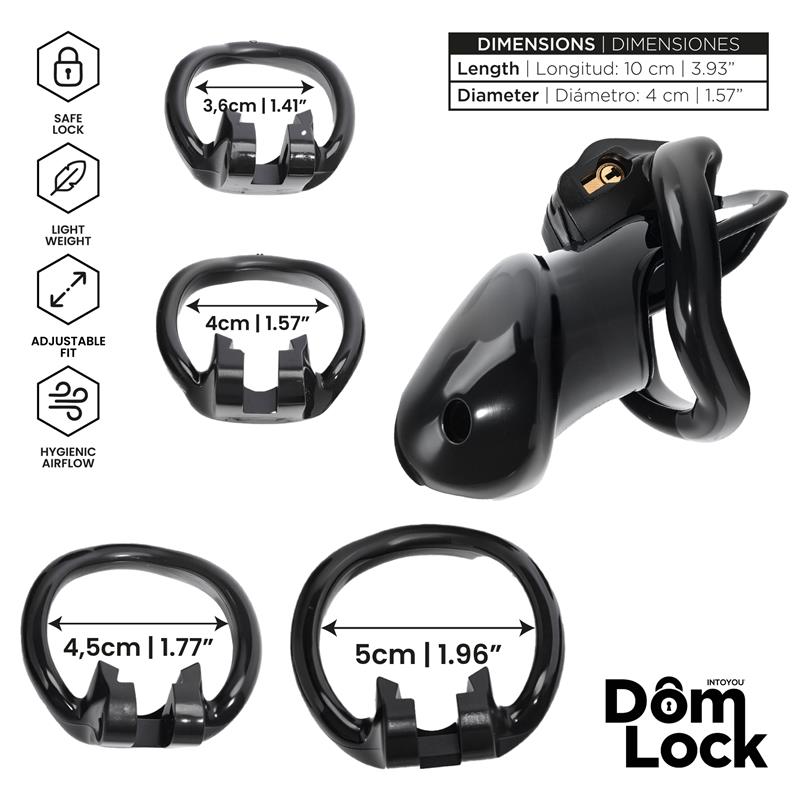 Closure Chastity Cage with Internal Lock
