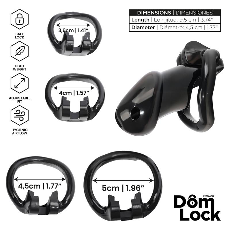 Guard Chastity Cage with Internal Lock Size M