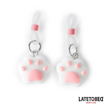 Nipple clamps with Kitty Paw
