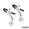 Nipple Clamps with Bell Silver and Black
