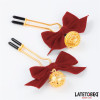 Nipple Clamps with Red Bow