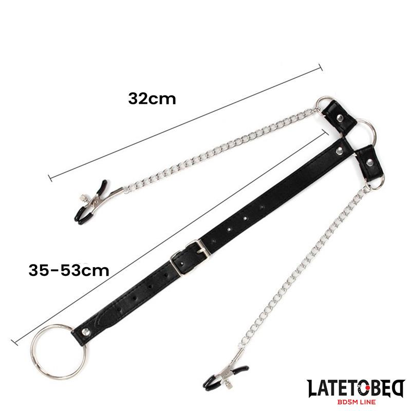 Nipple Clamps With Penis Ring