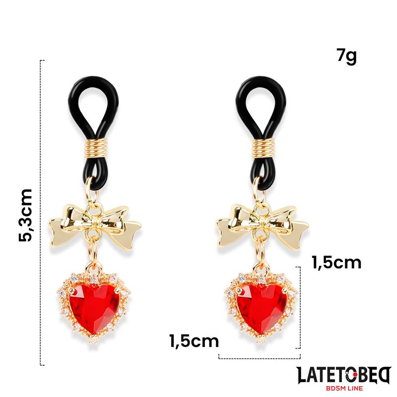 Gem Pendant nipple clamps