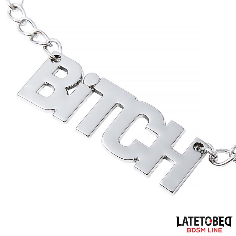 Nipple clamps with Chain  - Bitch