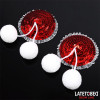 Nipple Pasties with Red Sequin Pom-Pom