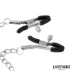 Nipple Clamps with Daddy Word Pendant