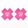 Pack Nipple Covers Cross Black and Pink FUCK ME