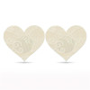 Pack Nipple Covers Flower and Heart Beige
