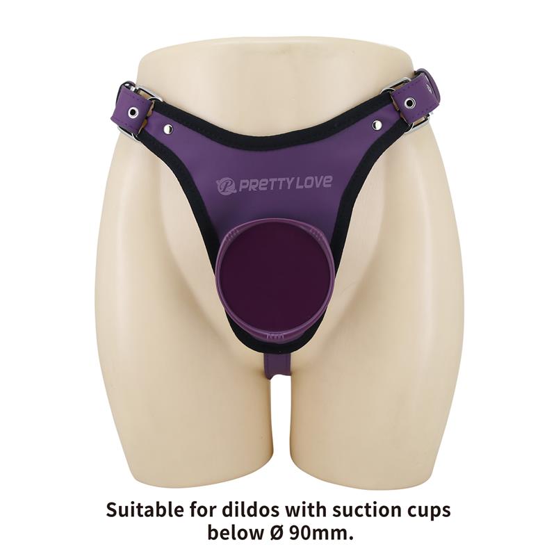 Caludio III Universal StrapOn Harness Purple