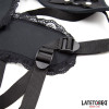Lace Edge Strap On with Silicone Ring