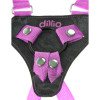 Suspender Harness with Dildo 19 cm-7 Pink