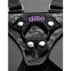 Harness with Dildo 16,5 cm Purple