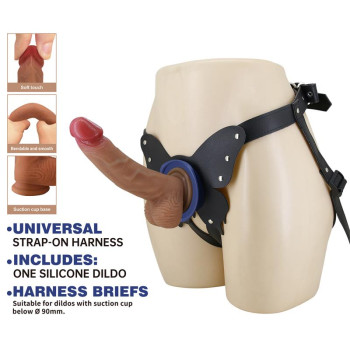 Wells Universal Strap-On Harness with Dildo